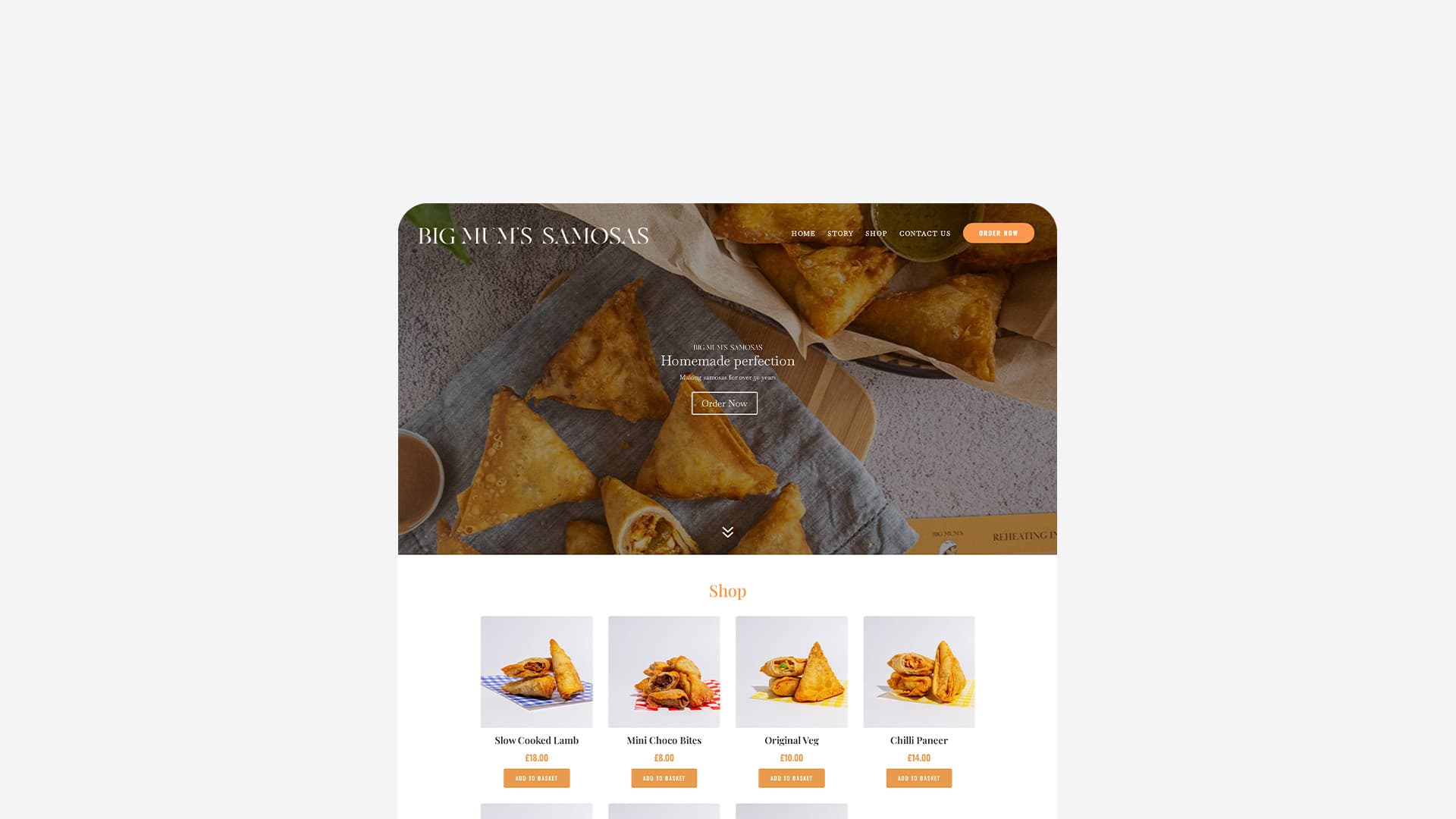 Ecommerce and a drop strategy for a sell-out samosa brand